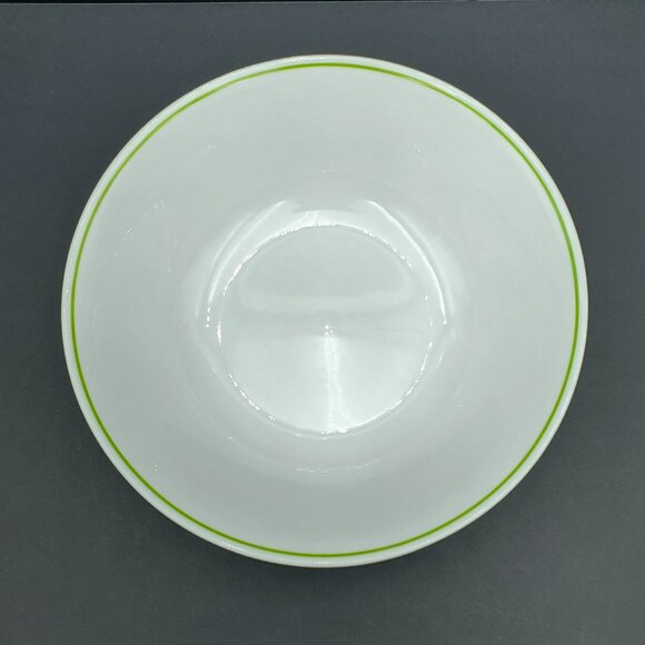 Corelle Wildflower Medium Serving Bowls Corning White Vegetable Bowls Green Band - Picture 4 of 10